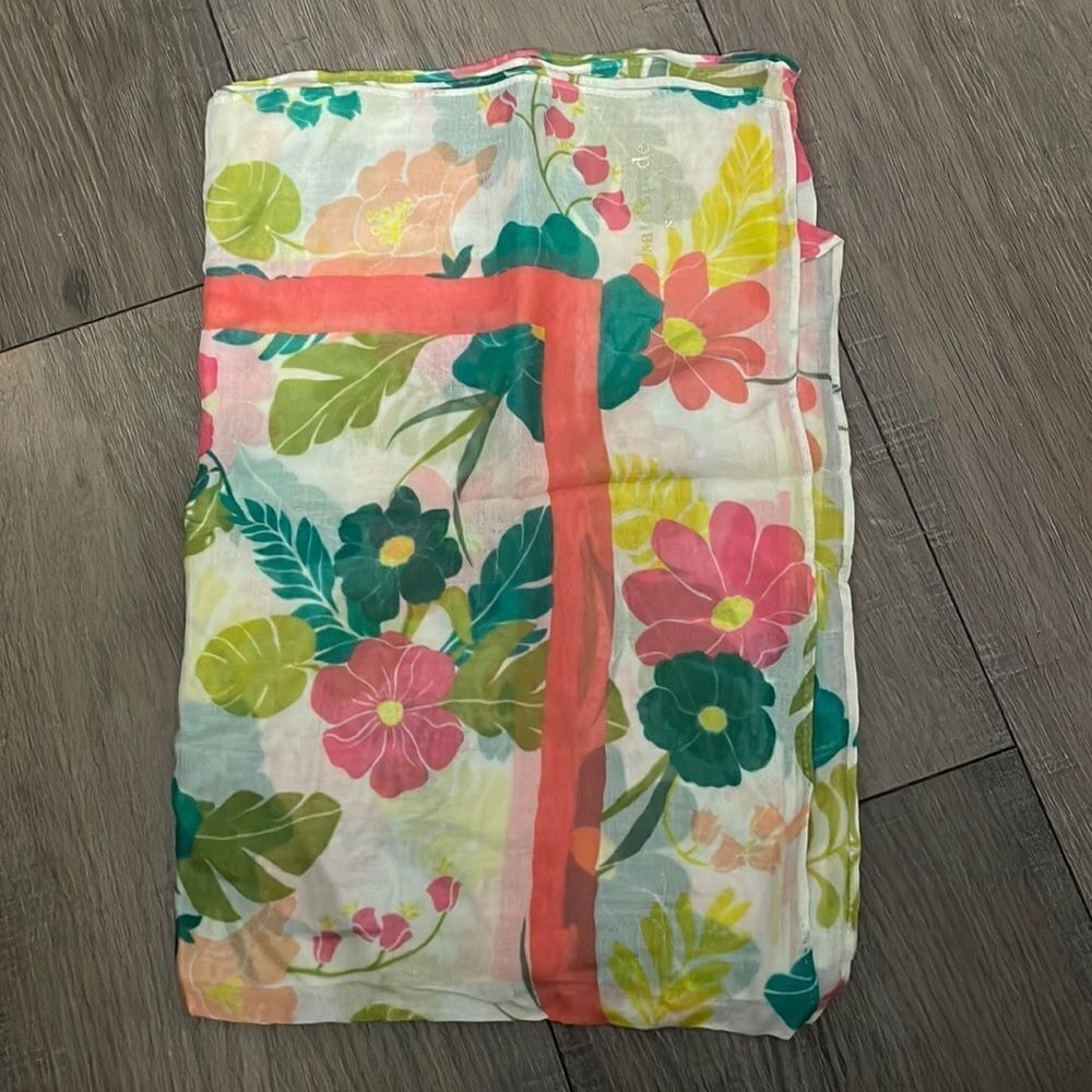 Kate Spade Floral Oblong Scarf‎